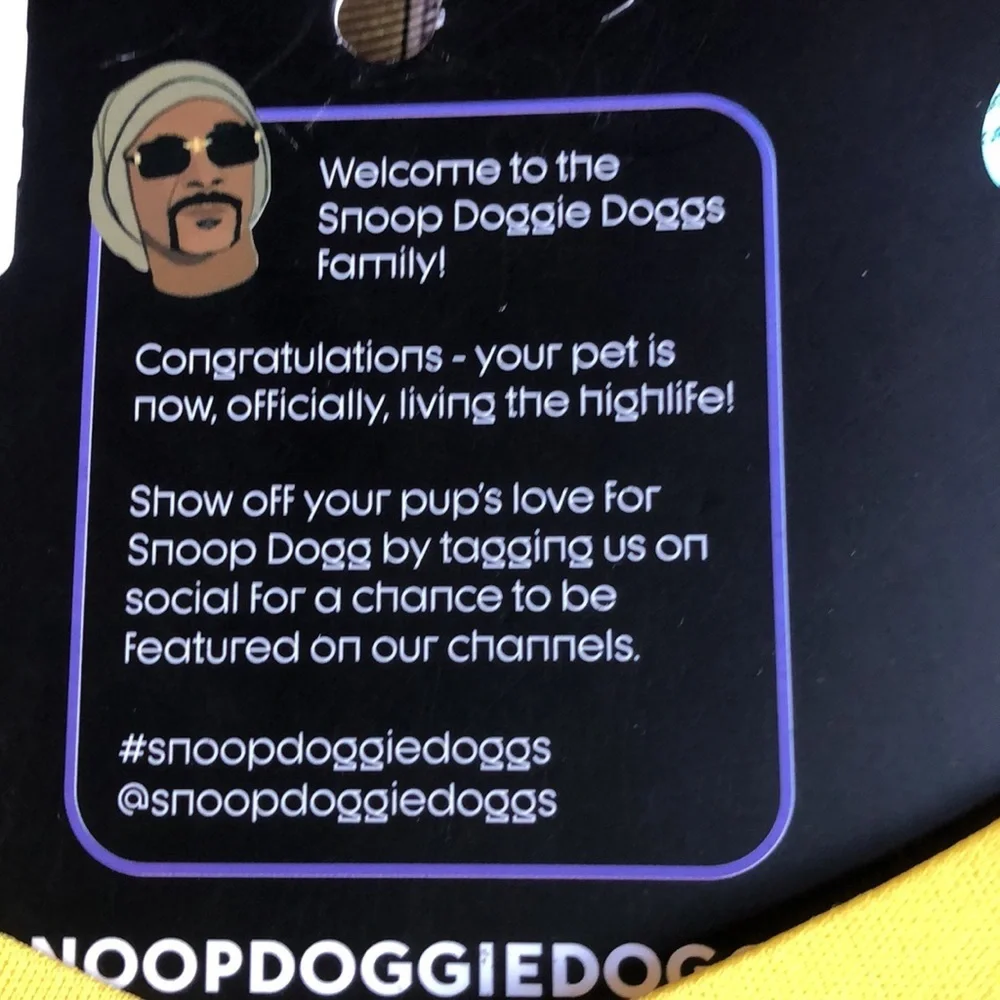 NWT Snoop doggie dog jersey bling M